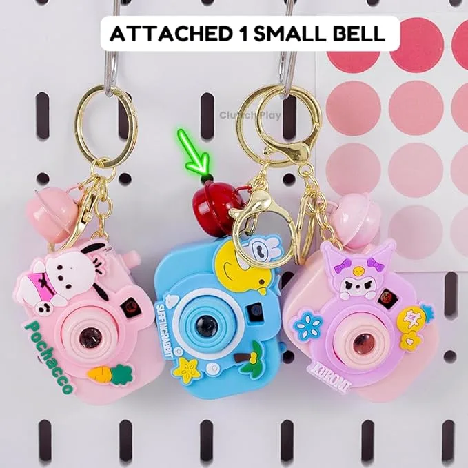 Cute Mini Camera Keychain Projector